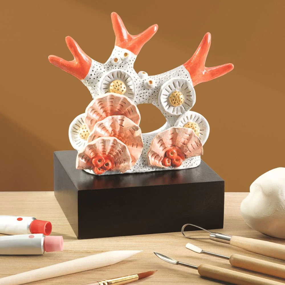 Air Dry Pottery Kit - Djeco Atelier Grands Augustins Workshop 85 Modelling