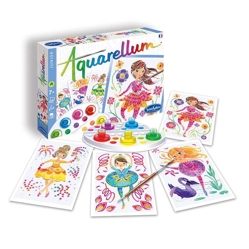 Aquarellum Junior Ballerinas - Painting Kit for Kids