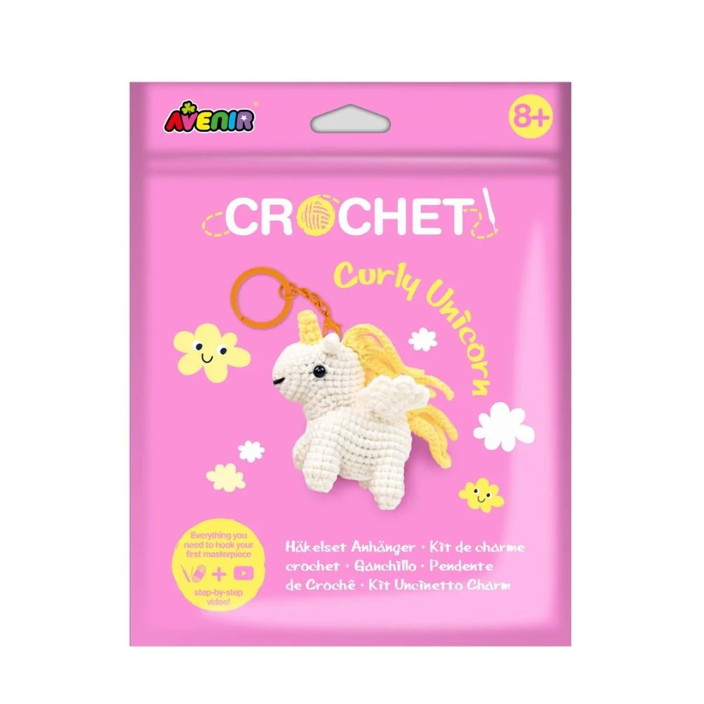 Avenir Crochet Starter Kit - Curly Unicorn