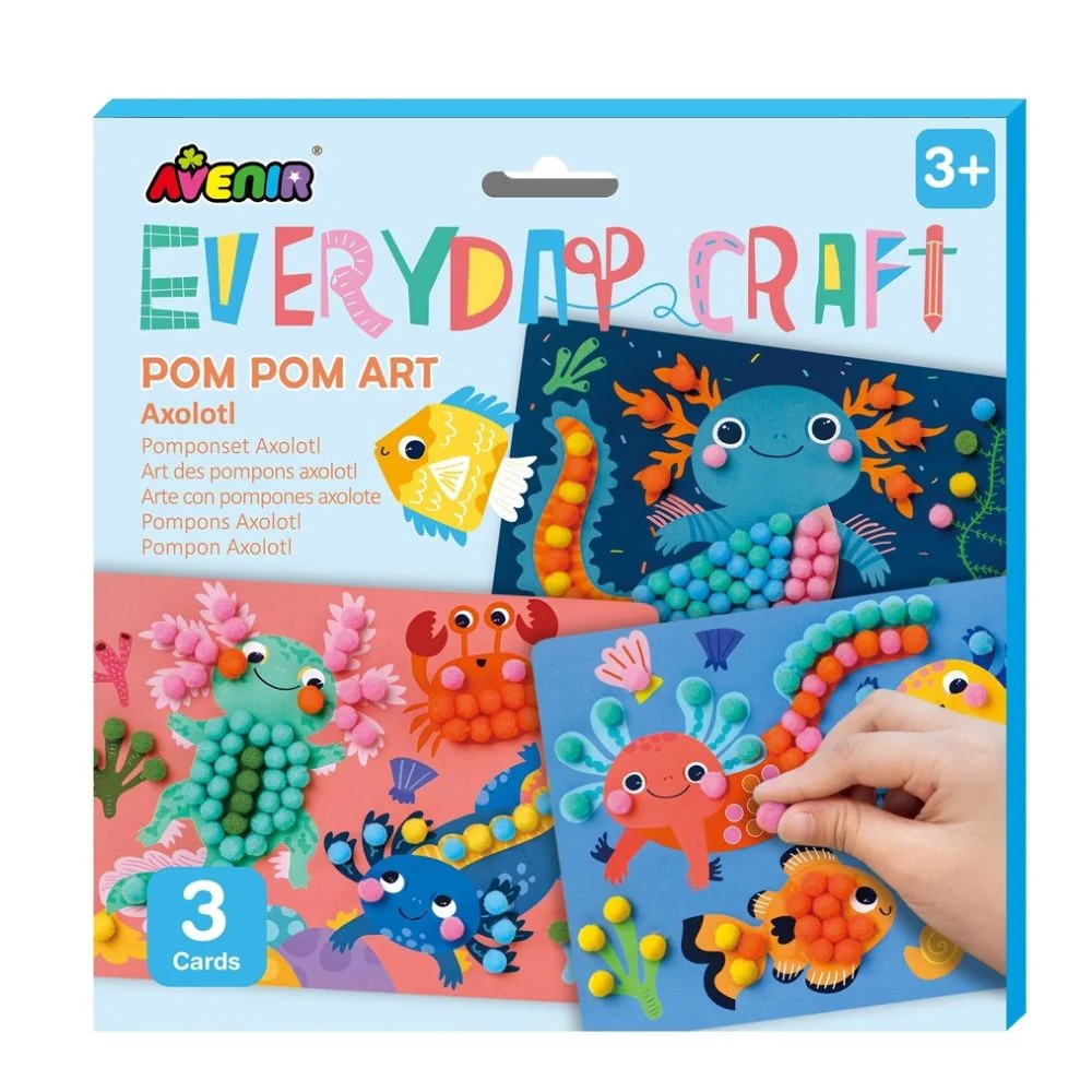 Avenir Everyday Craft Kit - Avenir Everyday Craft - Pom Pom Axolotl