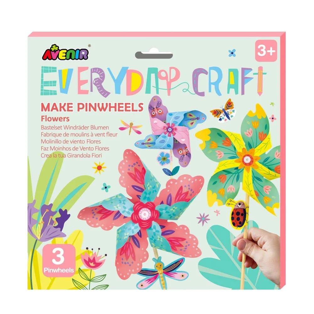 Avenir Everyday Craft Kit - Make Your Own Pinwheel Flowers