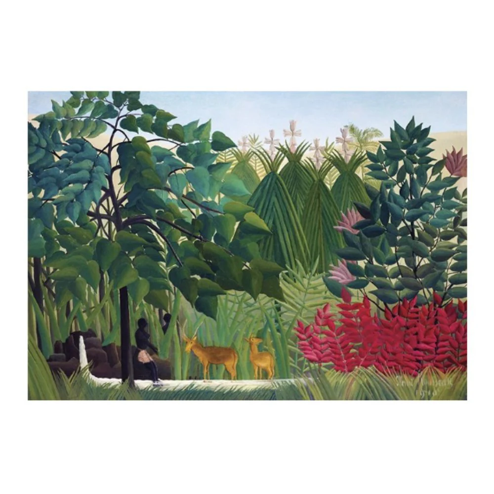 Calypto Jigsaw Puzzle 1000 Piece - Waterfall by Henri Rousseau - Image 2