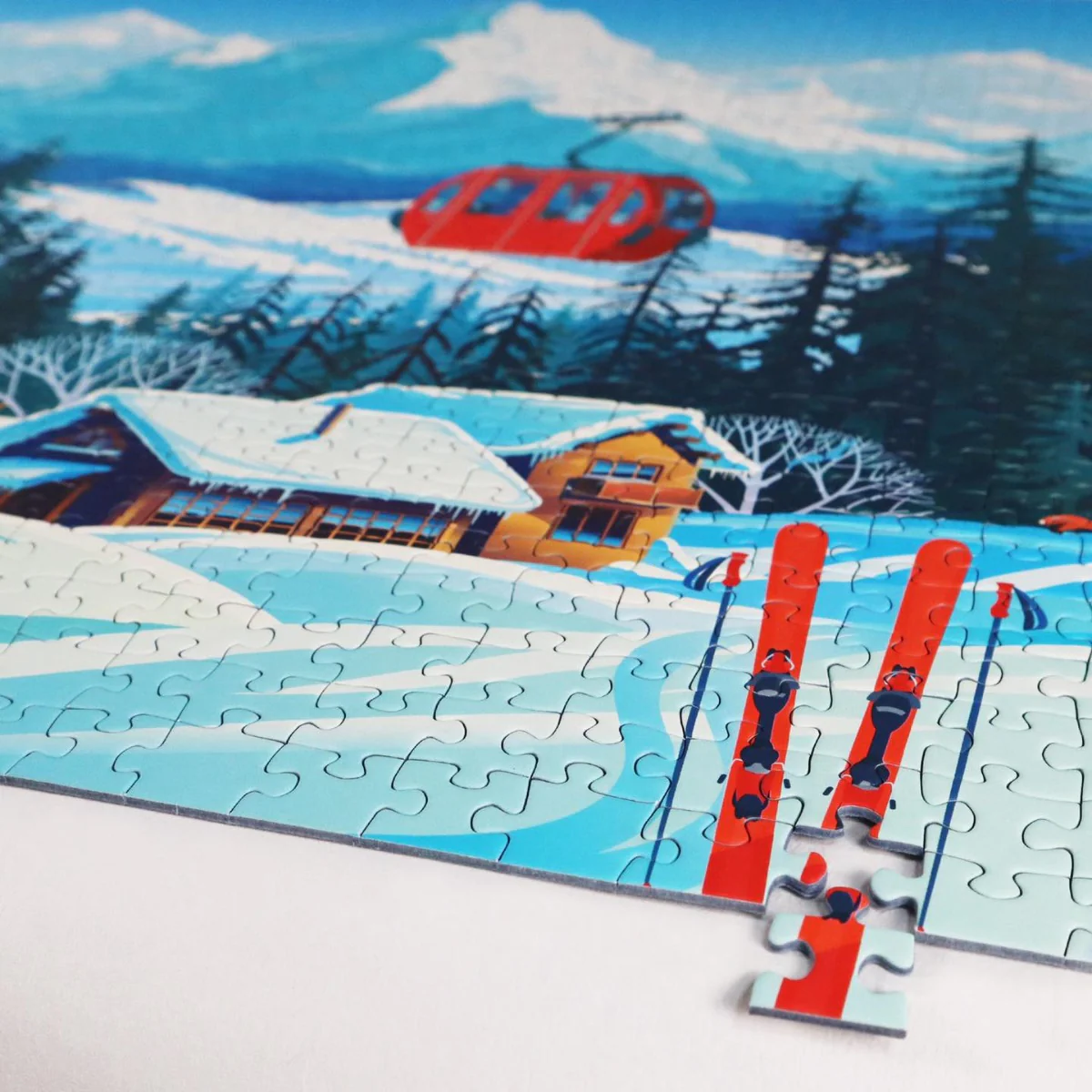 Calypto Jigsaw Puzzle 1000 Piece - Snowy Landscape - Image 2