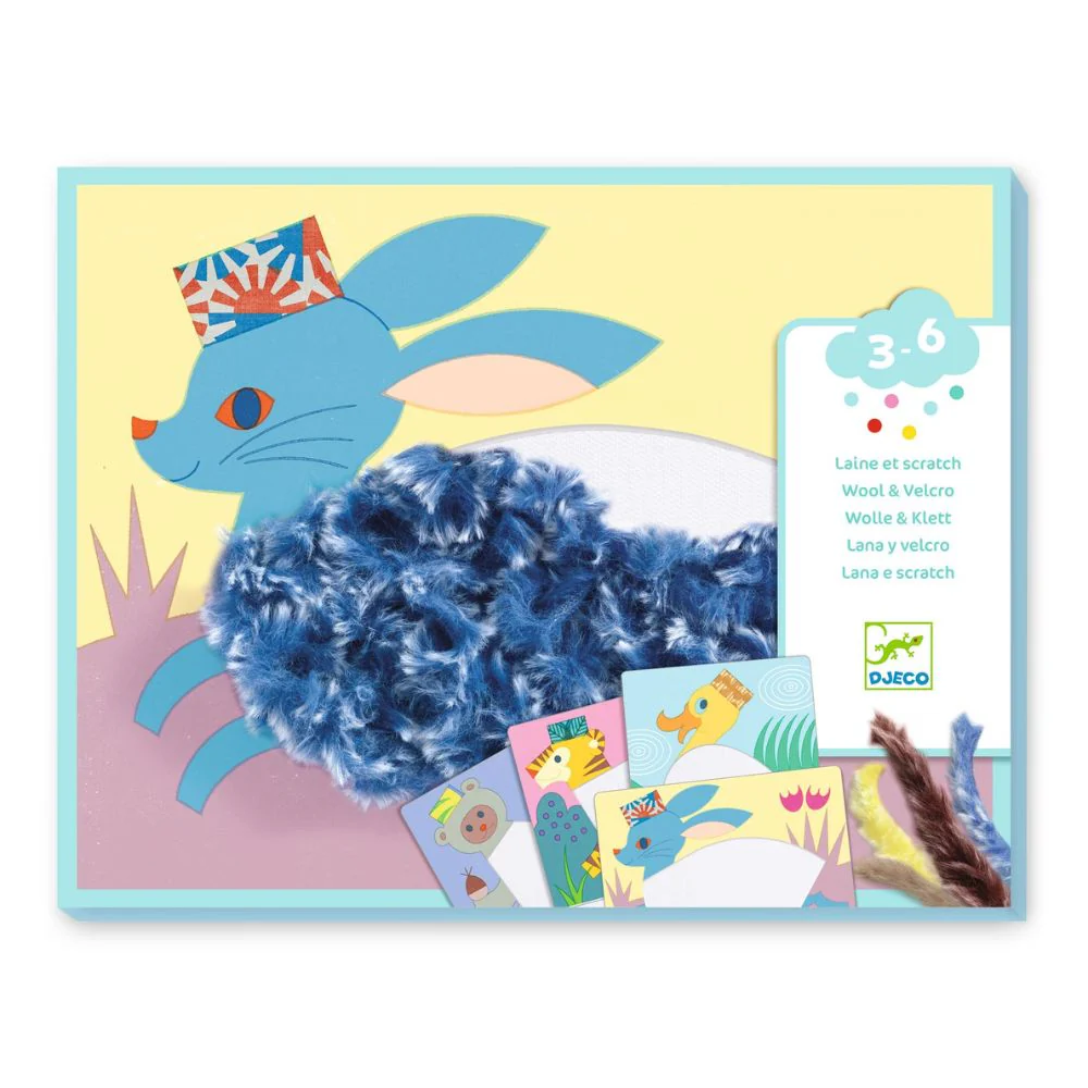 Crafts for 4 Year Olds - Djeco Collages Funny Animals With Hats