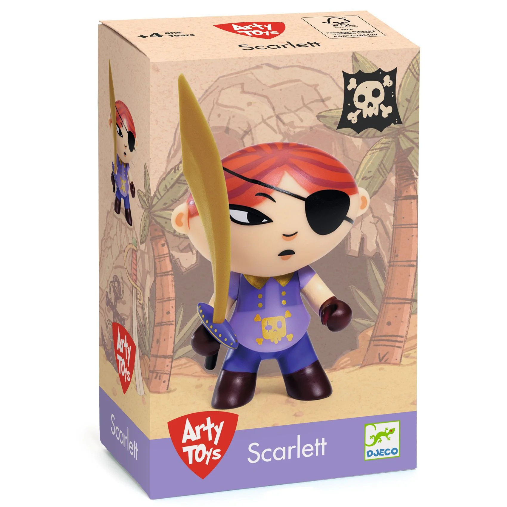 Djeco Arty Toys - Pirate Mary Scarlett - Image 2