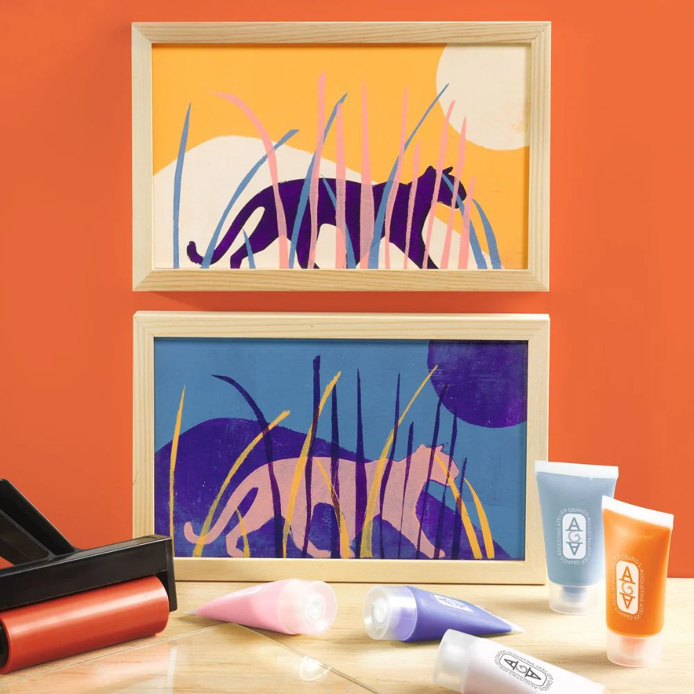 Beginner Gel Printing Kit Workshop 47 - Djeco Atelier Grands Augustins