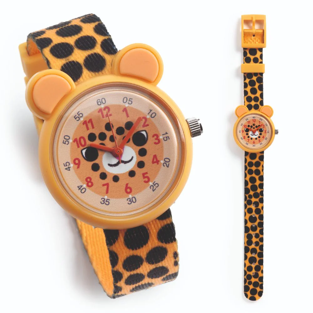 Kids First Watch - Djeco Watch Cheetah