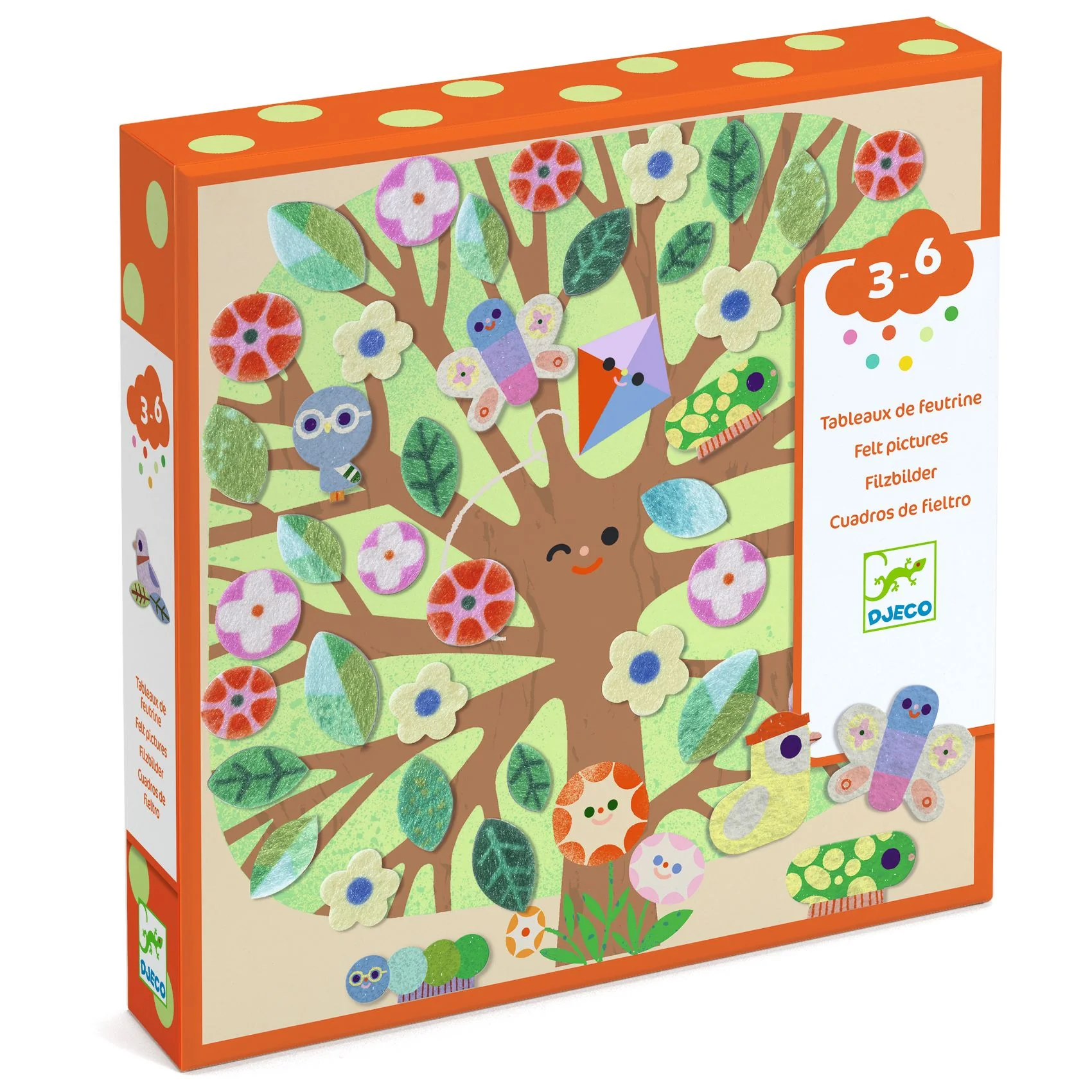 Djeco Collage Kit - Through The Seasons Crafts for Kids 3-6 yrs