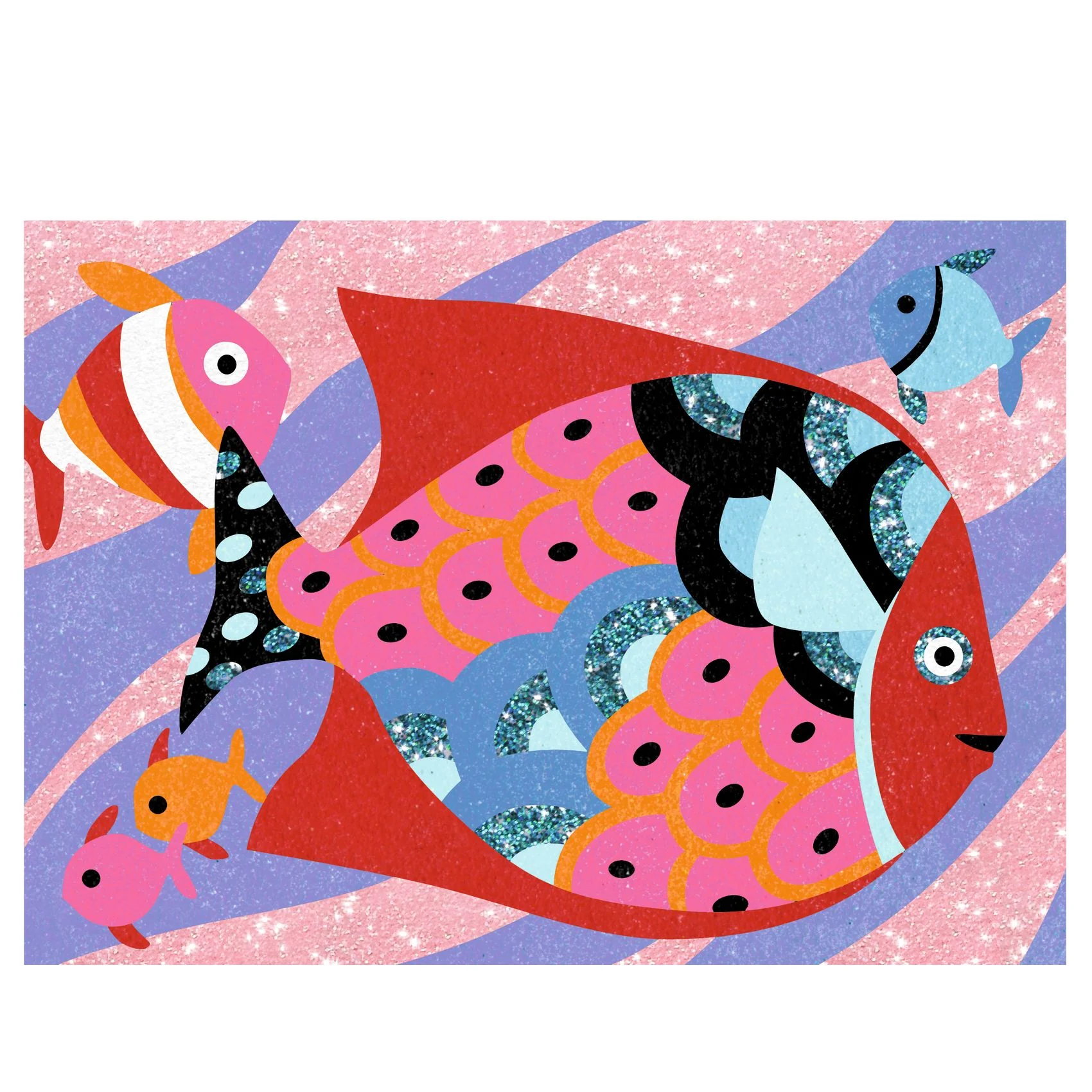 Djeco Sand Art For Kids -  Coloured Sands Rainbow Fish - Image 2