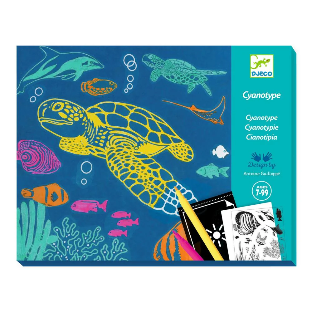 Kids Craft Kits - Djeco Cyanotype Ultramarine Set