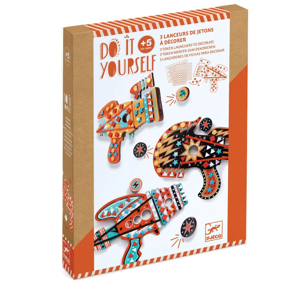 Djeco Do It Yourself - Kosmik Mosaic Launchers Mosaic Kits
