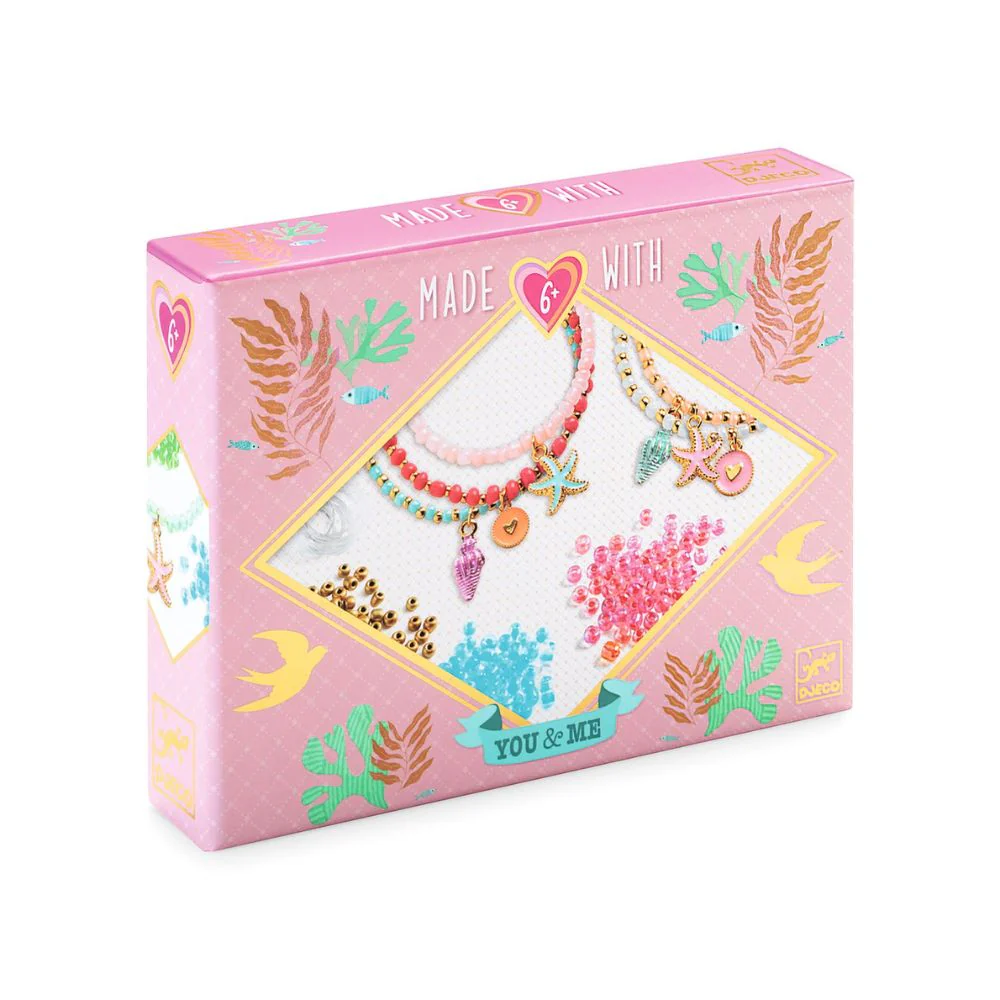 Djeco Friendship Bracelets Kit - You & Me - Sea Multi-Wrap