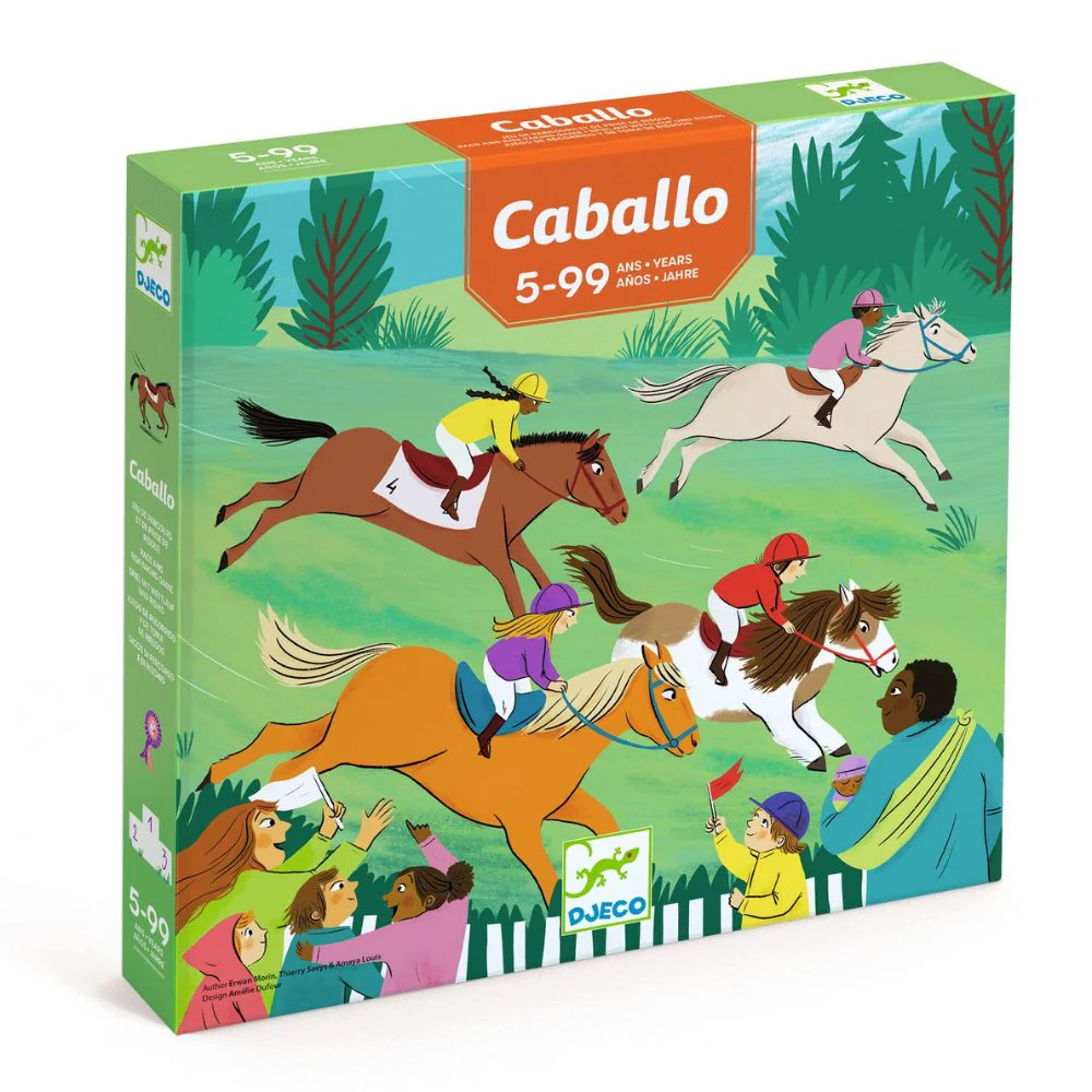 Djeco Games Caballo - A Horse Racing Board Game