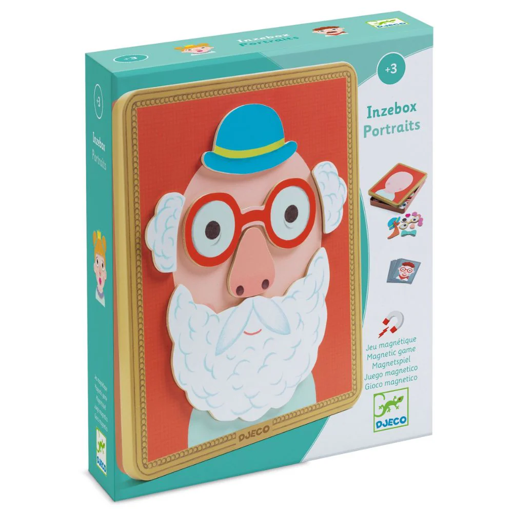 Djeco Inzebox Portraits - Magnetic Games