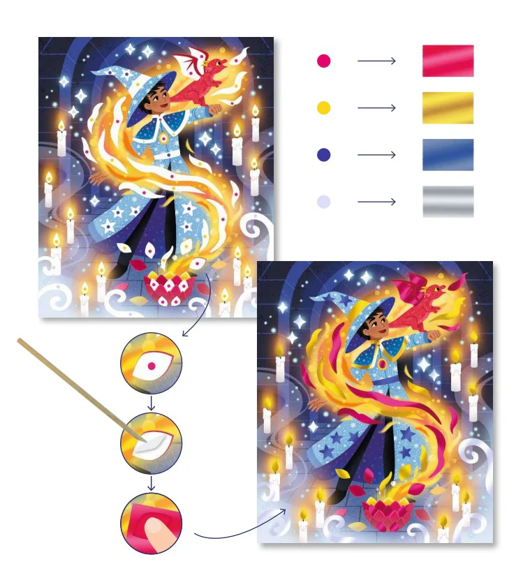 Janod Magic School Foil Art - Image 2