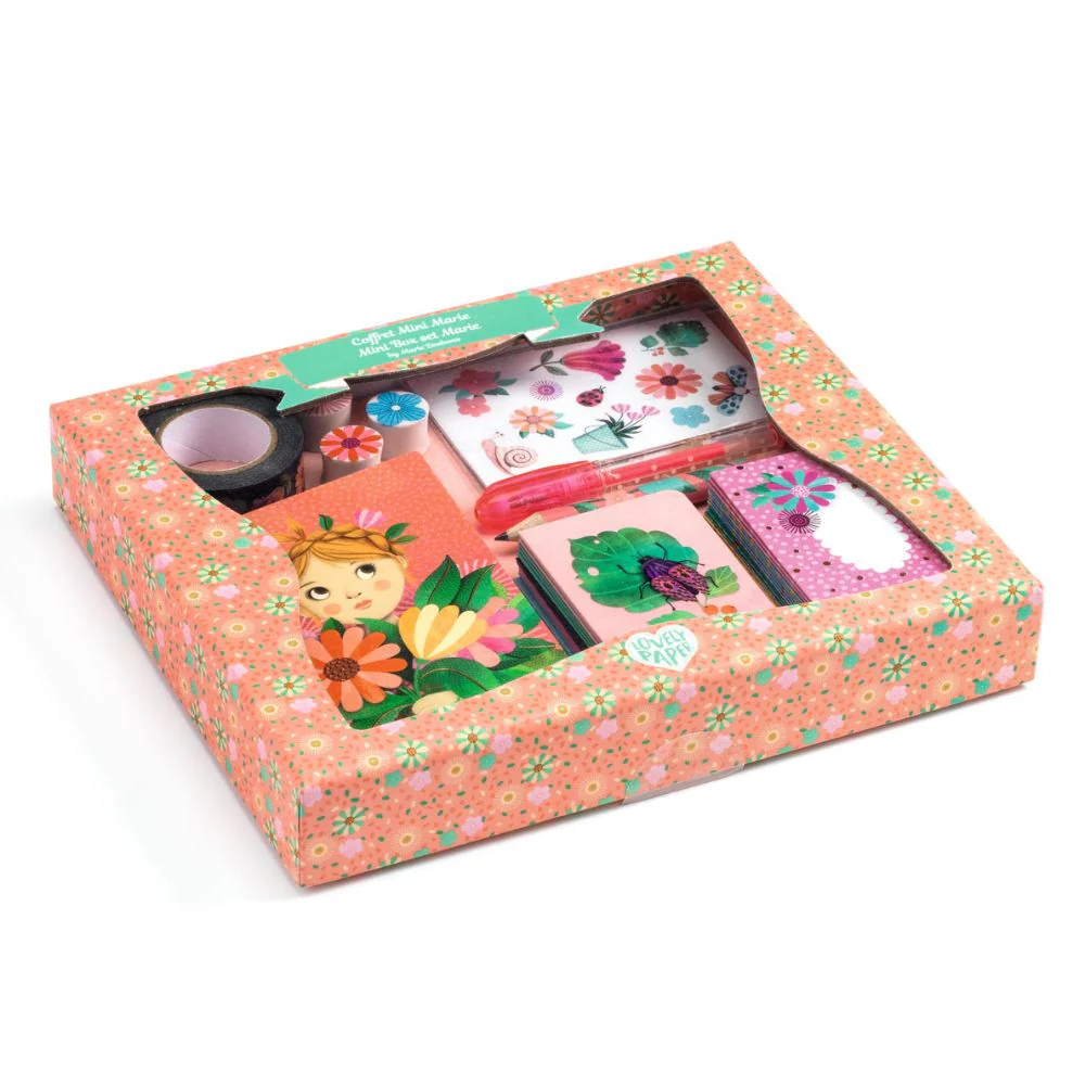 Djeco Lovely Paper - Mini Marie Box- Kids Writing Set