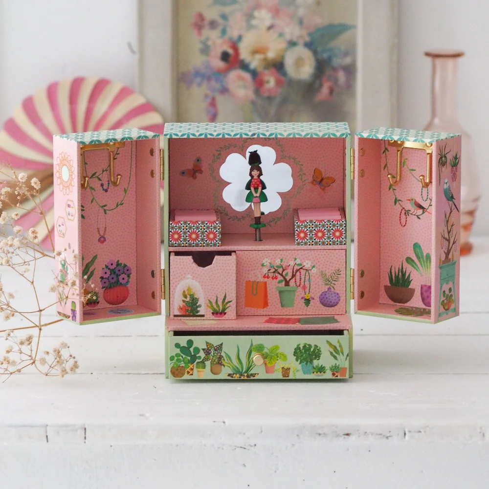 Djeco Music Box, Secret Garden Musical Jewellery Box 6 yrs +