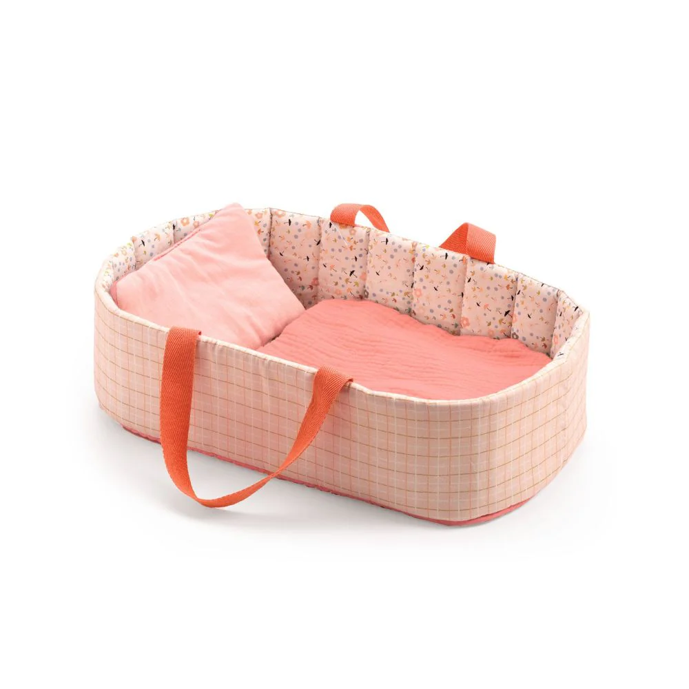 Djeco Pomea Bassinet - Pink Lines