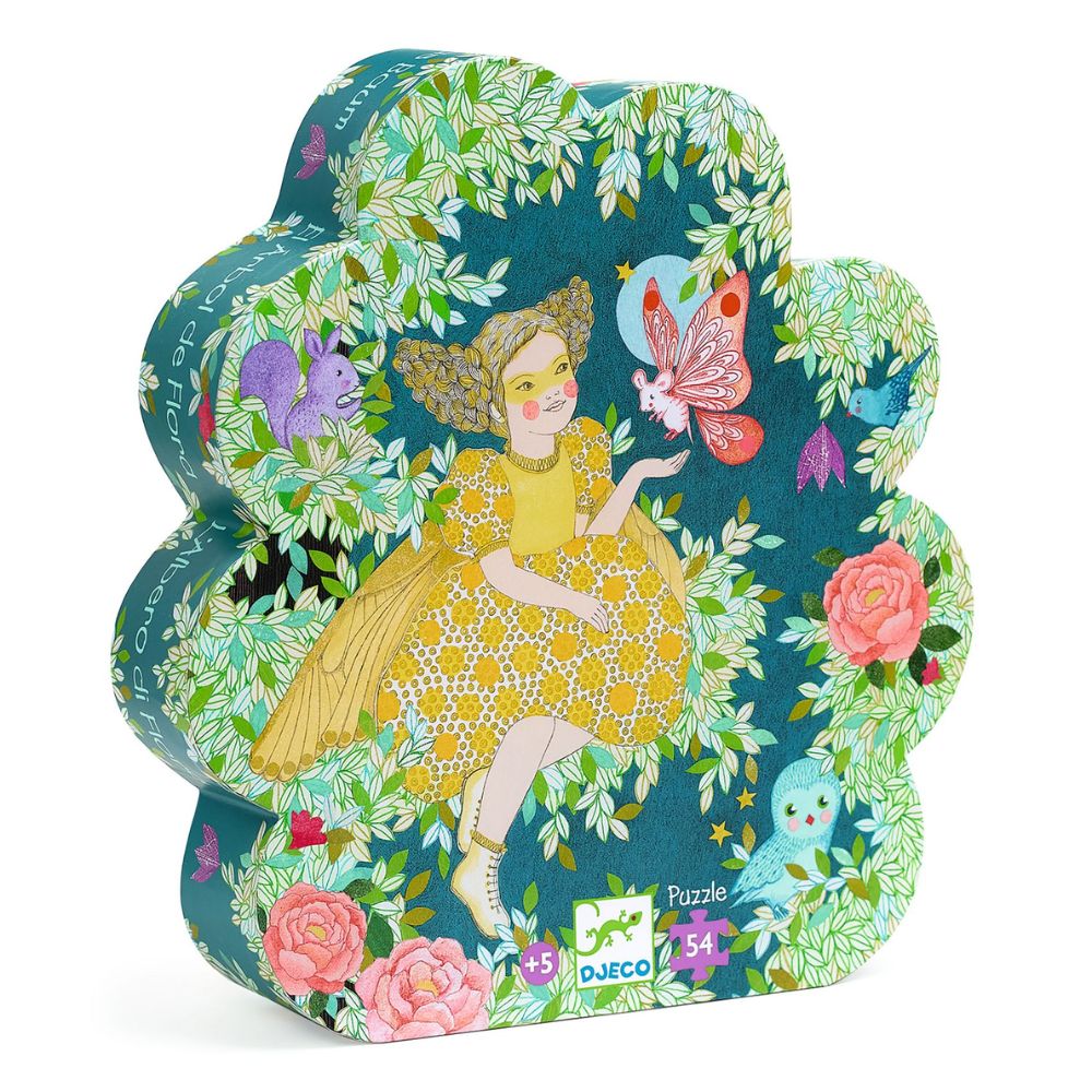 Djeco Puzzles Flora's Tree - 54 pcs - Gifts for 5 Year Old Girl