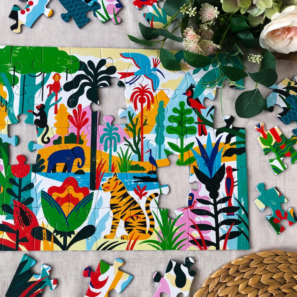 Djeco Gallery Puzzles - Jungle (100 pieces) - Image 2