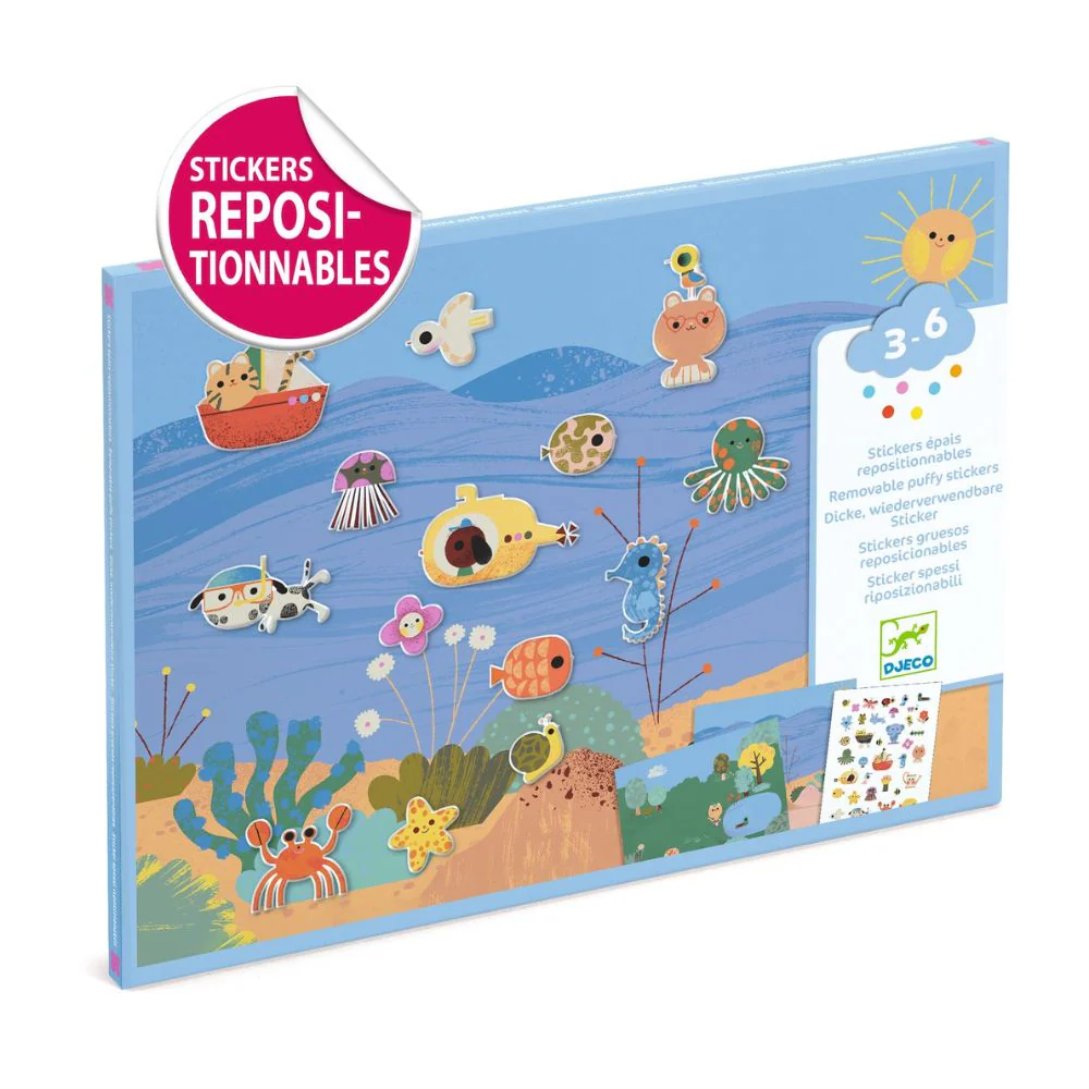 Reusable Sticker Scenes To Make - Summertime