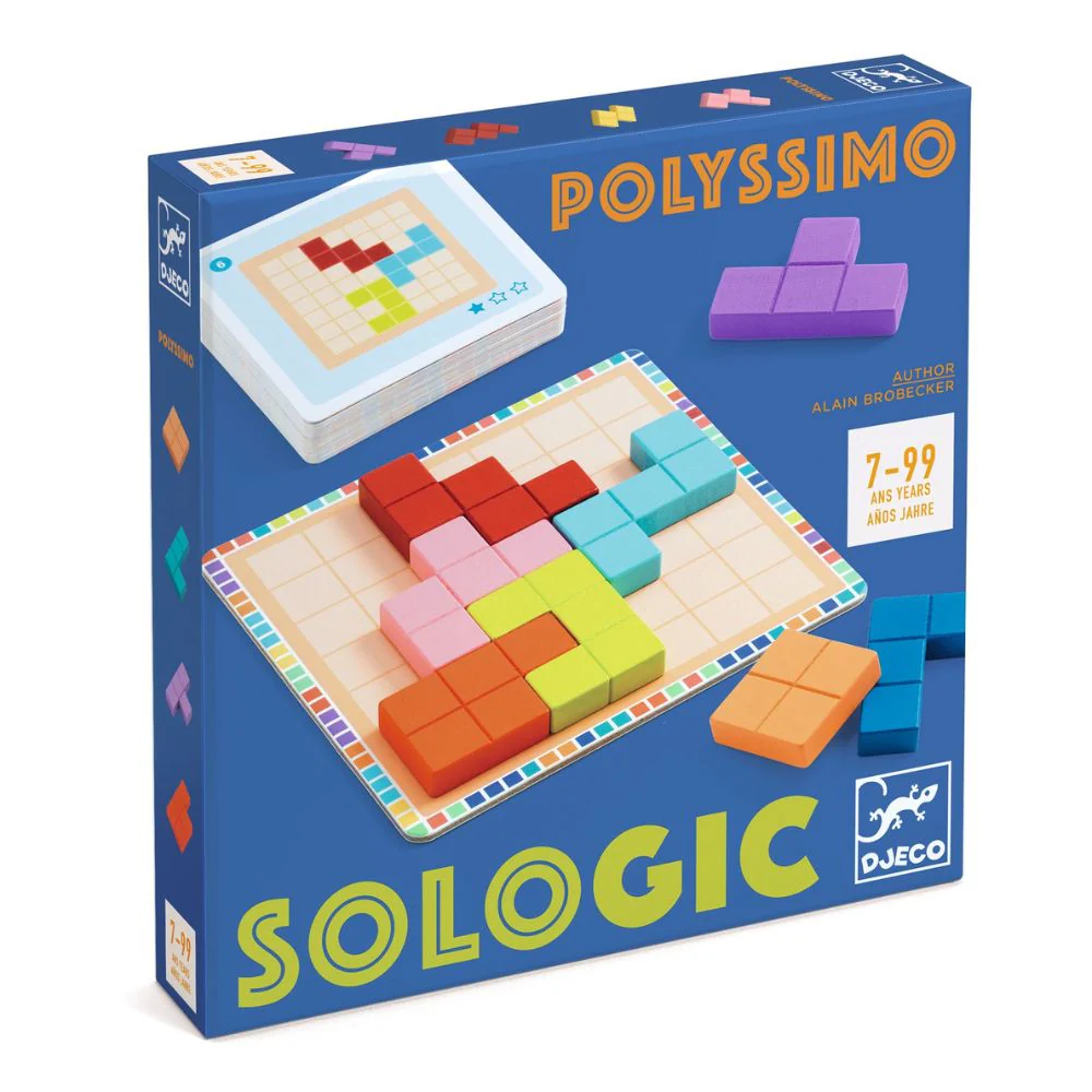Djeco SoLogic Game - Polyssimo, A Game of Patience