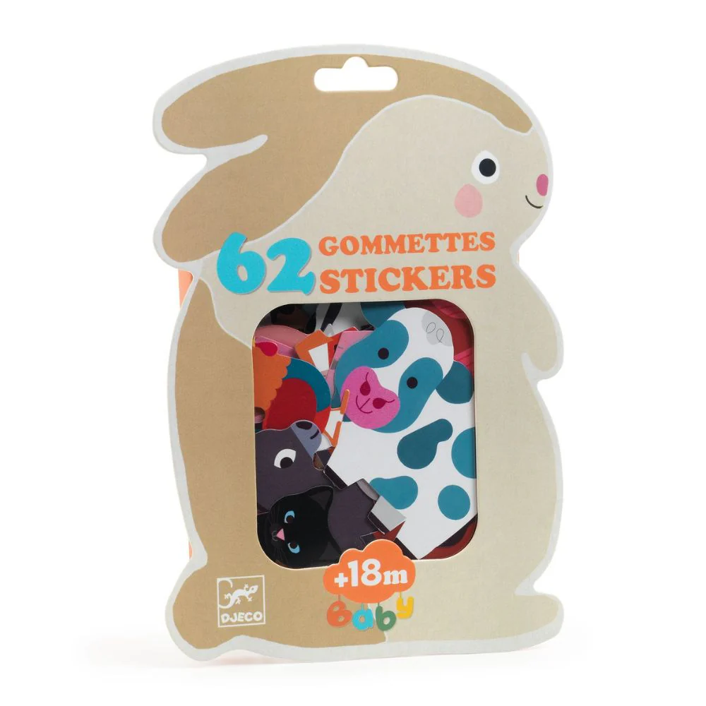 Djeco Stickers - Farm Animals