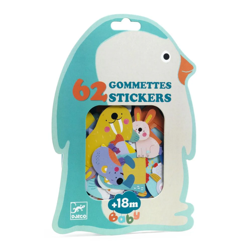 Djeco Stickers - Ice Field Animals