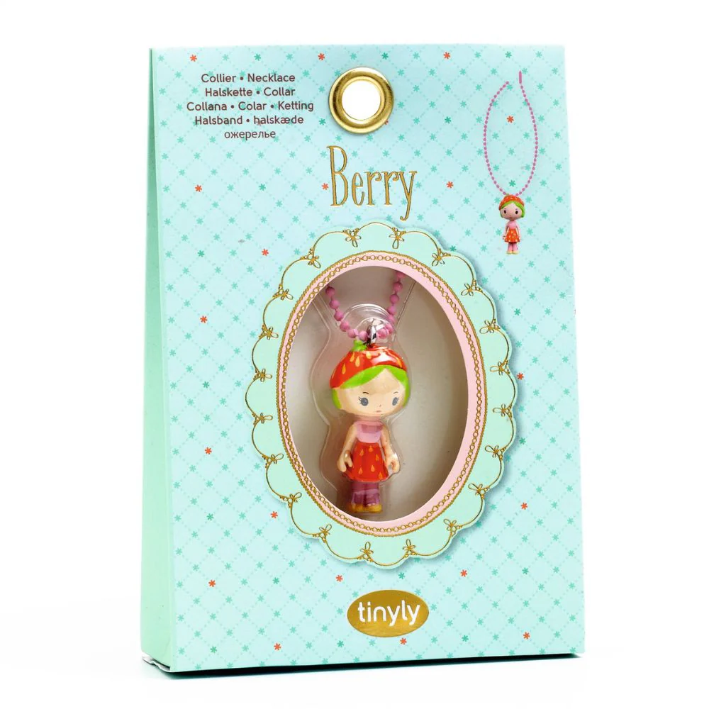 Djeco Tinyly Necklace - Berry Childrens Necklace