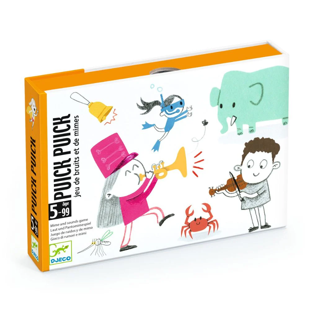 Djeco Card Games - Puick Puick, Mime The Illustrations