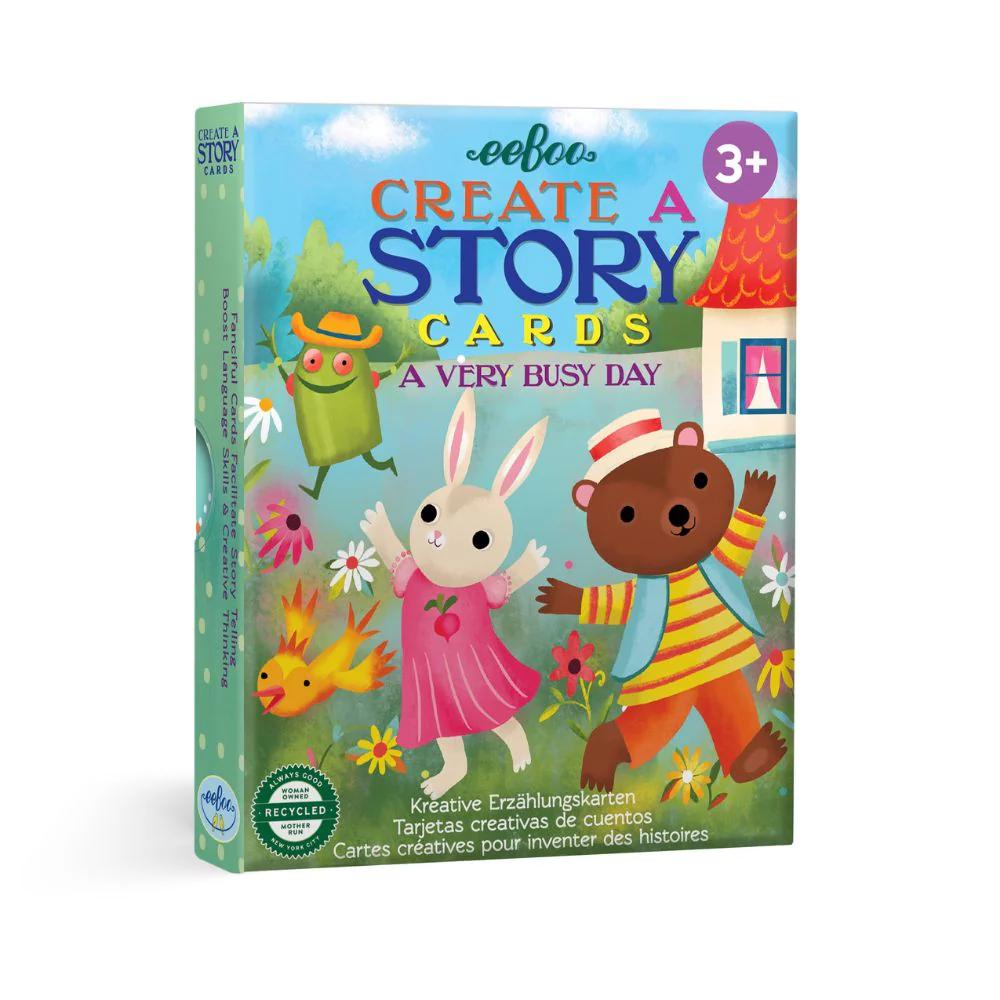 eeBoo Create A Story Cards - A Very Busy Day