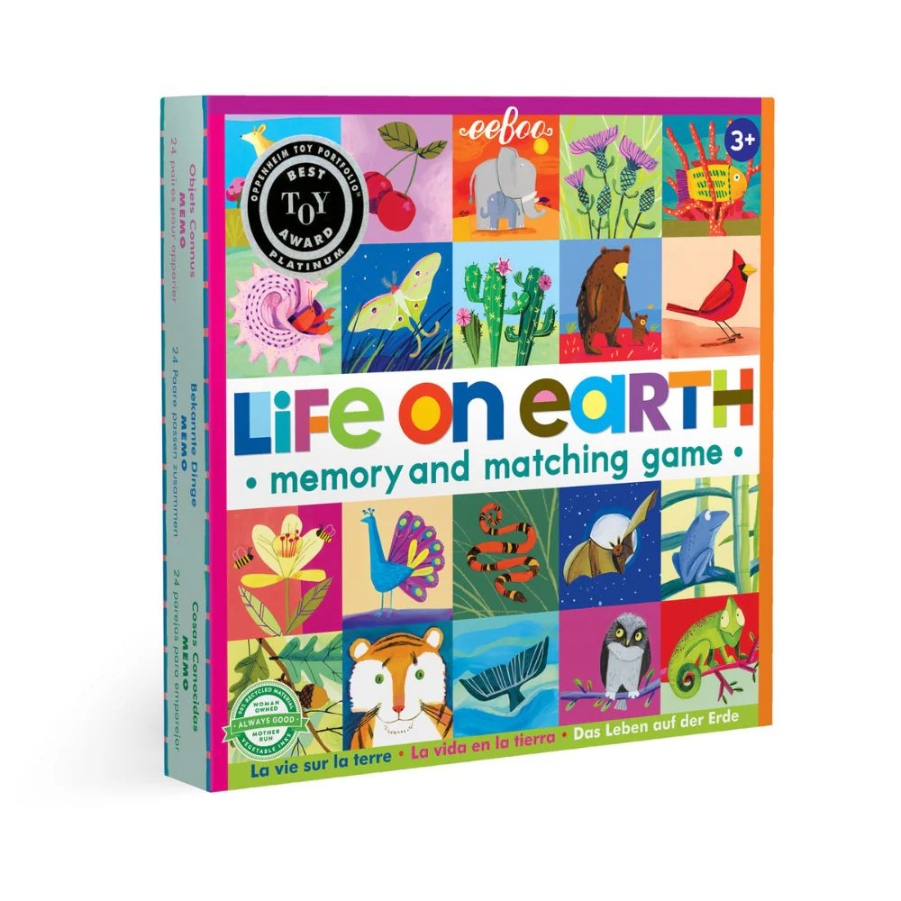 eeBoo Life On Earth - A Memory & Matching Game