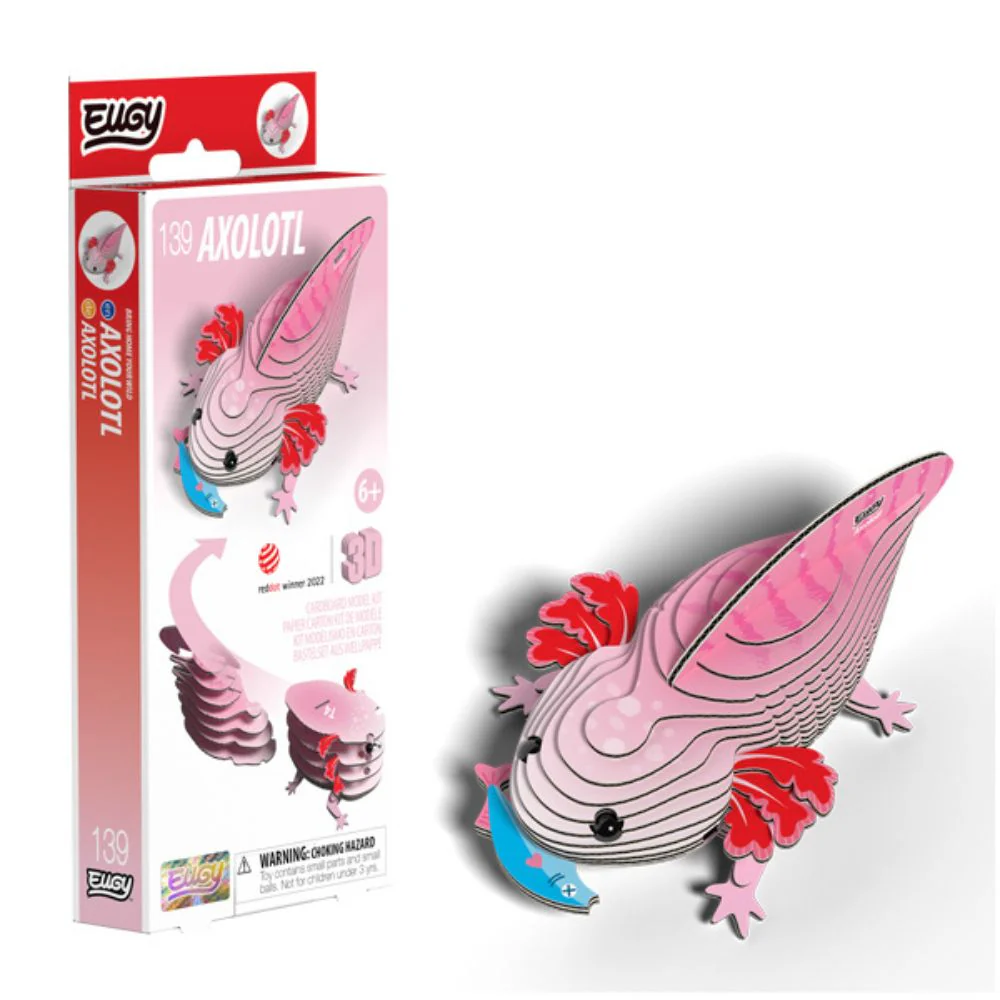 EUGY Axolotl - Kids Cardboard Craft Kit - Image 2