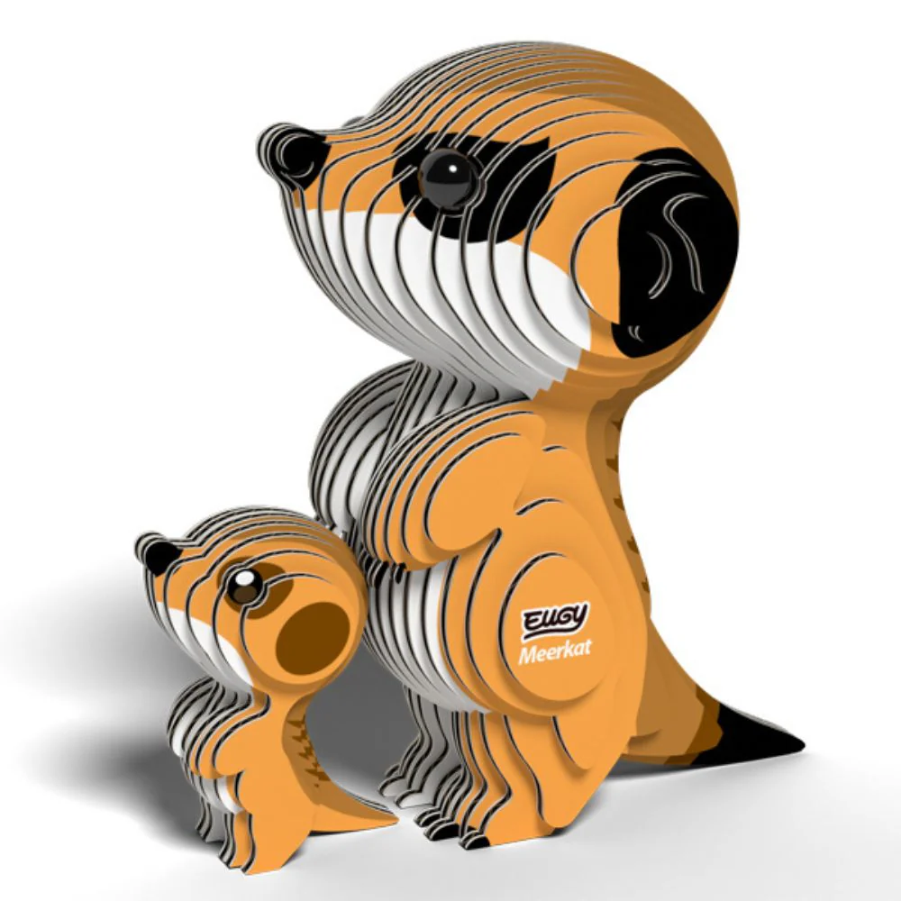 EUGY Meerkat - Kids Cardboard Craft Kit