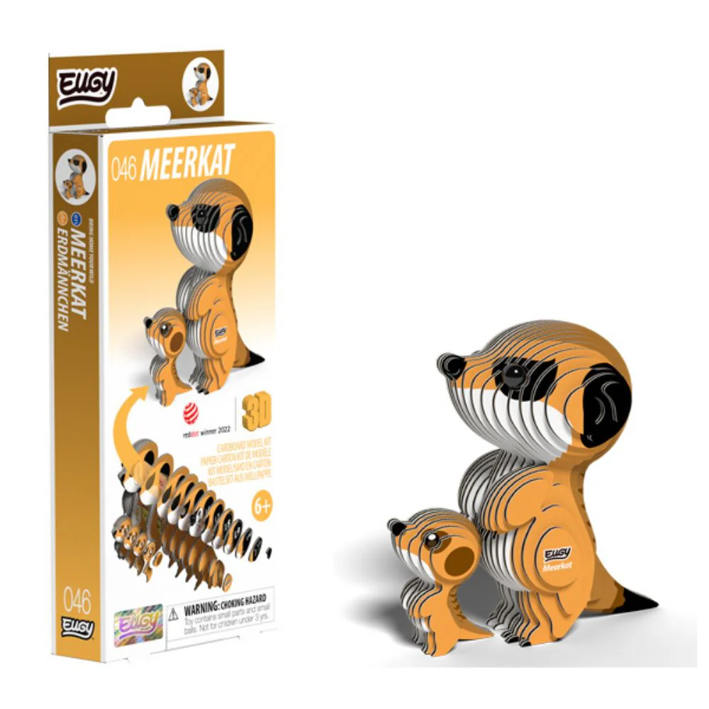 EUGY Meerkat - Kids Cardboard Craft Kit - Image 2