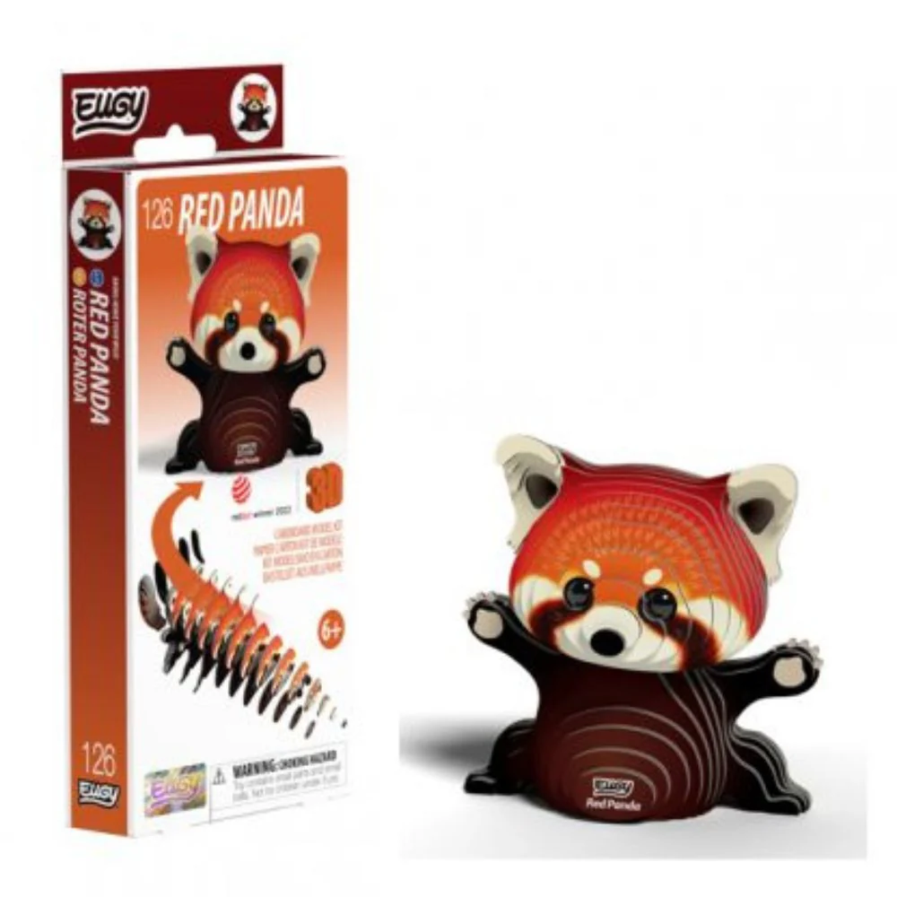 EUGY Red Panda - Kids Cardboard Craft Kit - Image 2