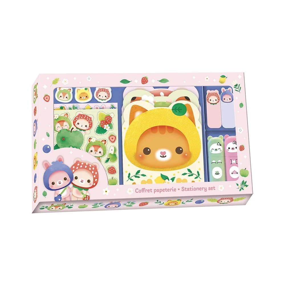 Janod Kawaii Animals Stationery Set