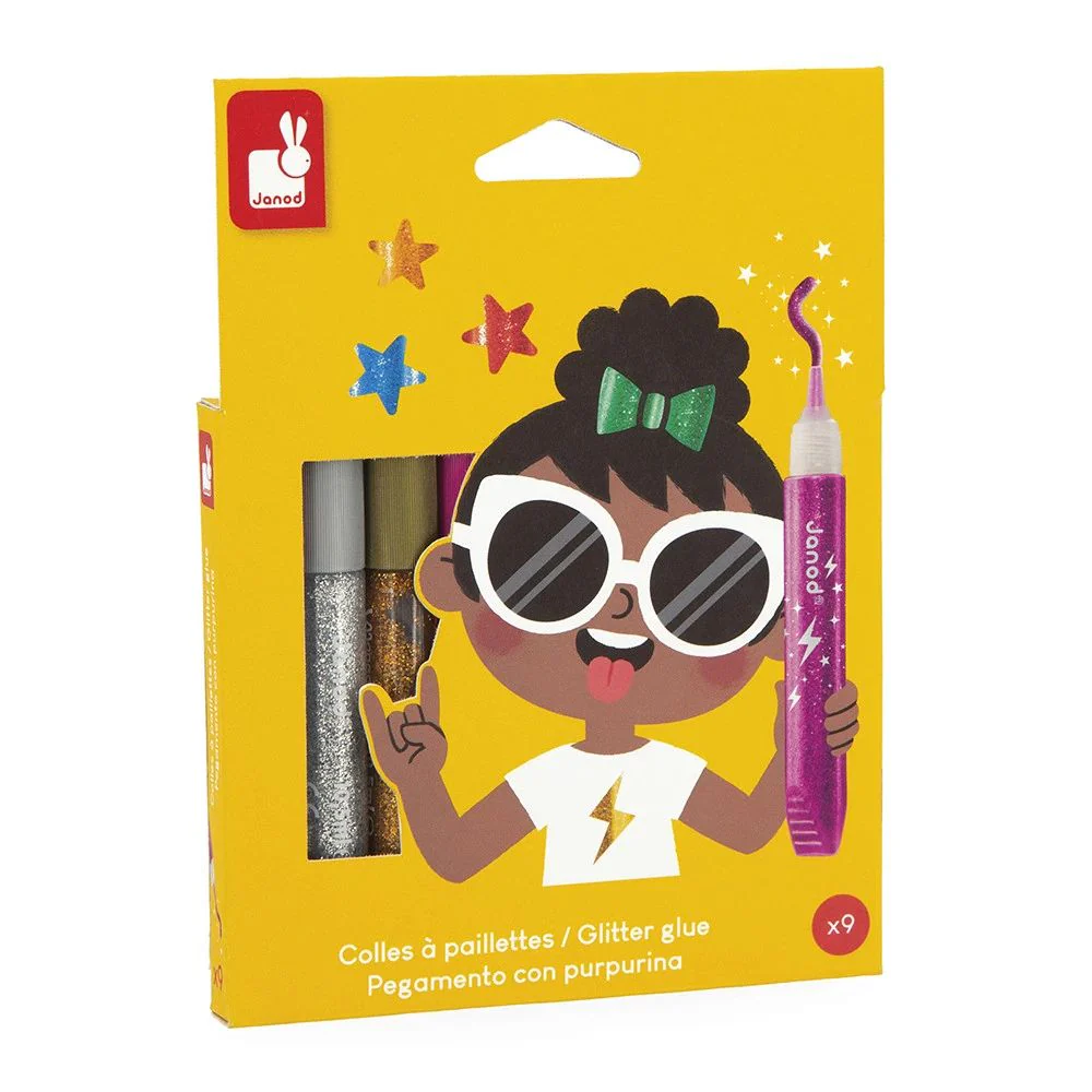 Janod Glitter Glue Craft Pens