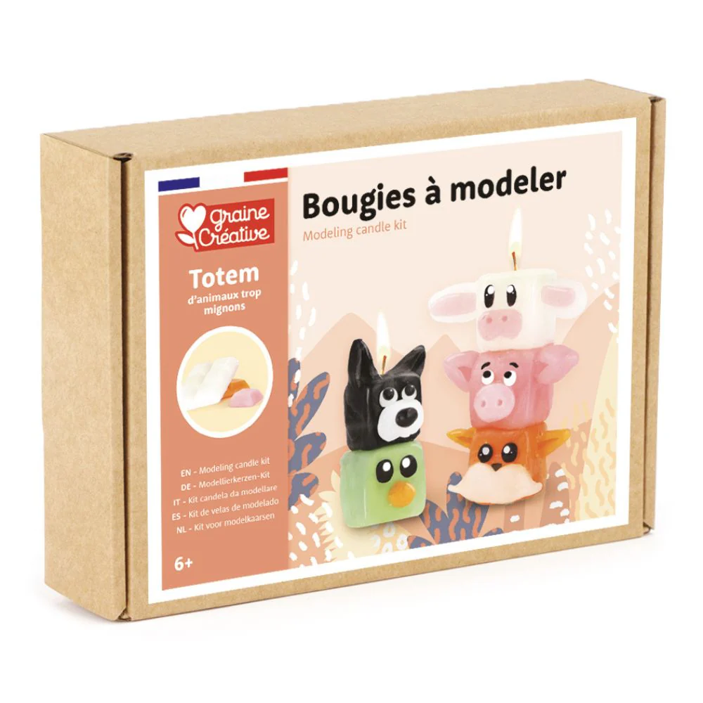 Kids Candle Making Kit - Totem Animals - Image 2