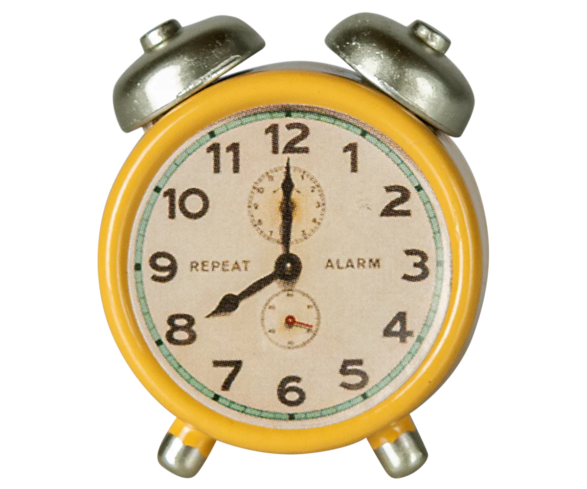 Maileg Alarm Clock - Yellow