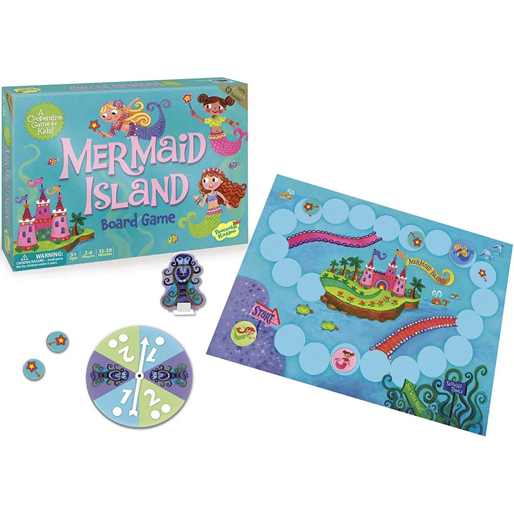 Peaceable Kingdom - Mermaid Island Cooperative Game - Image 4