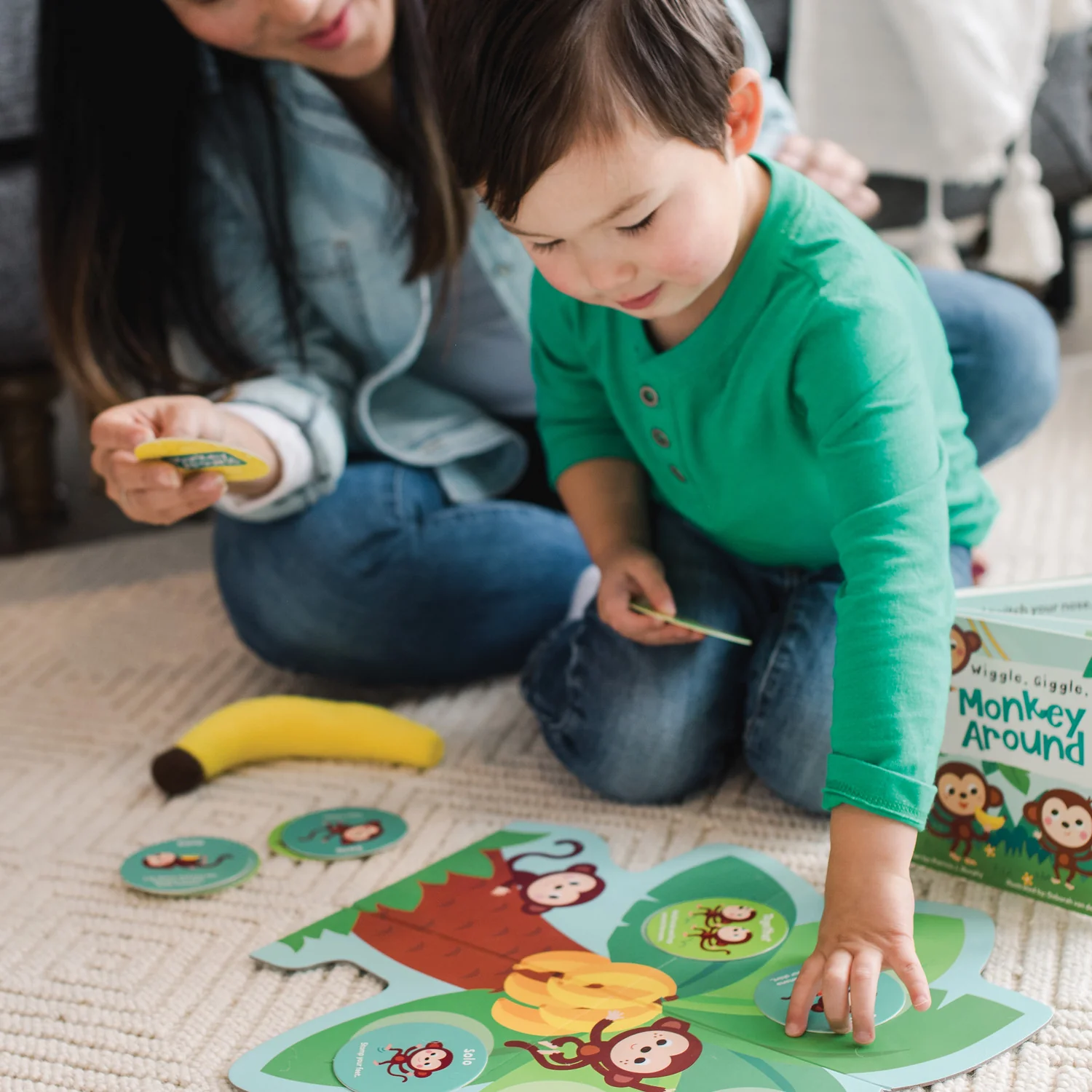Peaceable Kingdom - Monkey Around Toddler Game - Image 2