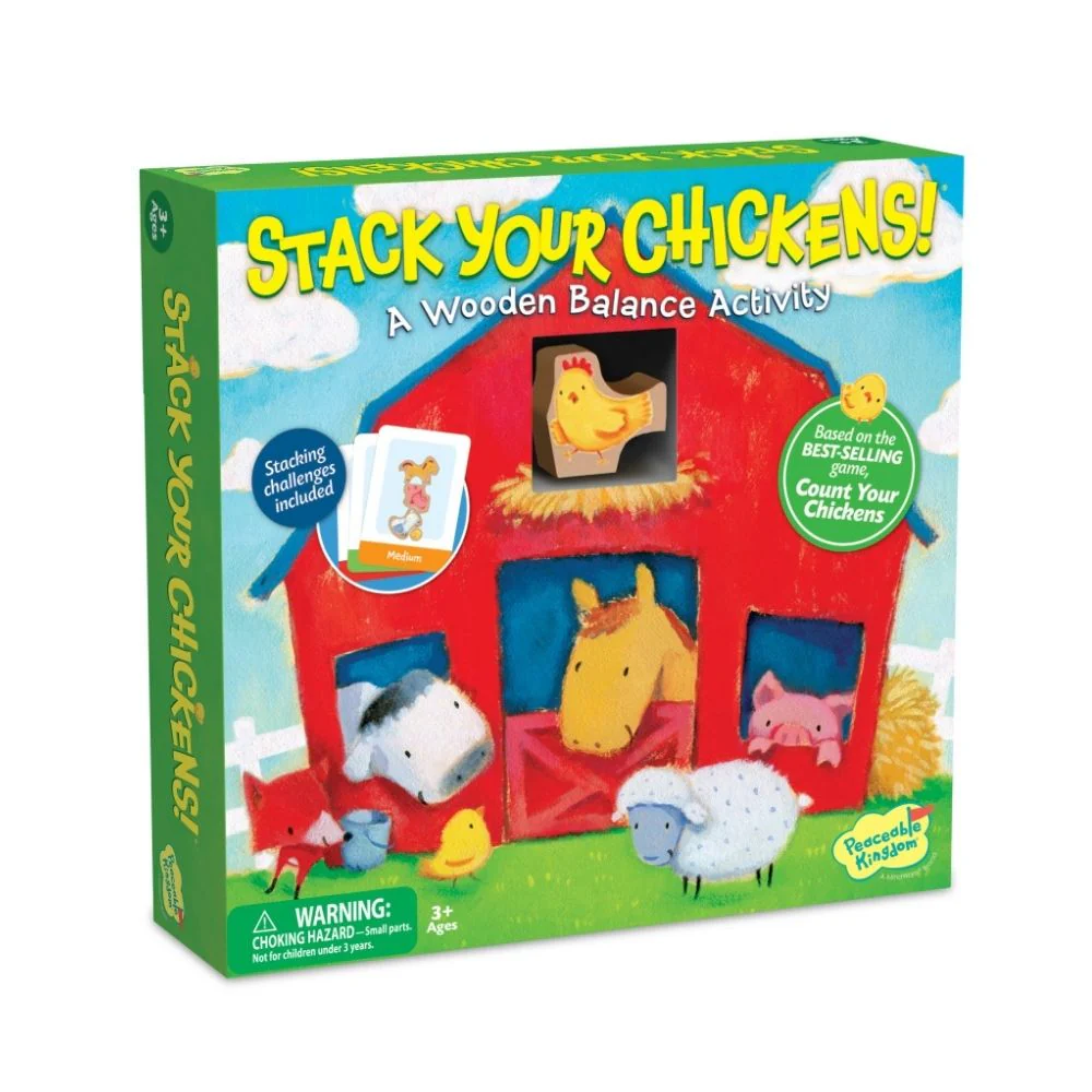 Peaceable Kingdom - Stack Your Chickens Game