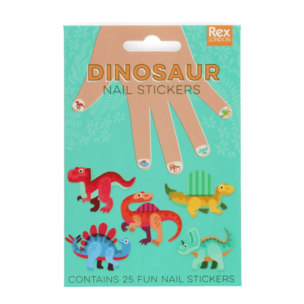 Rex London Dinosaur Nail Stickers