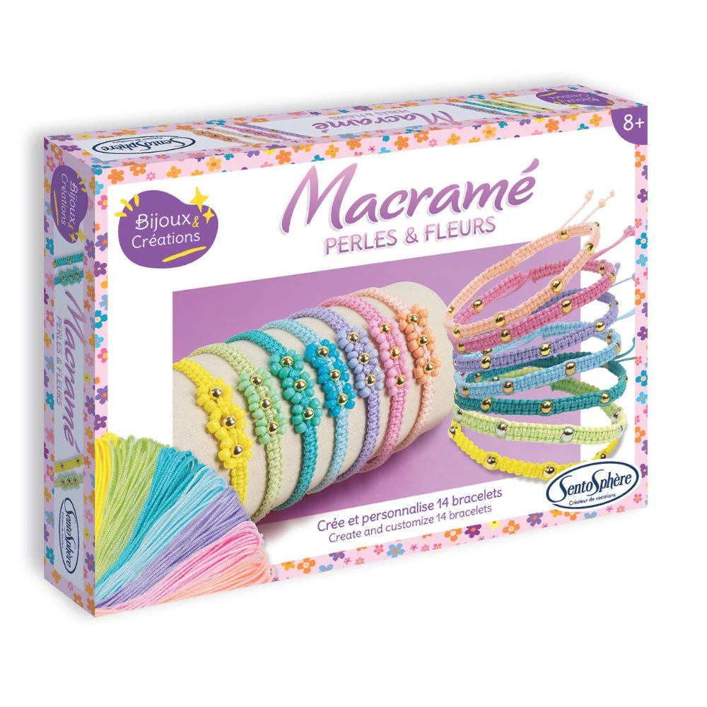 Make Your Own Macrame Bracelets Kit - Gifts For 8 yrs +