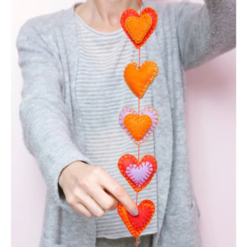 Wool Couture - Handful of Hearts Felt Kit - Image 2