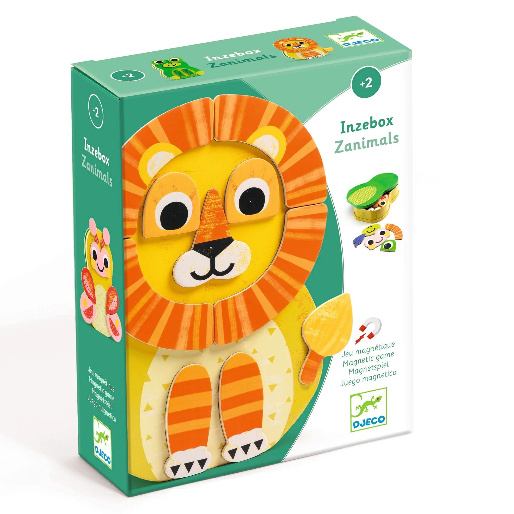 Djeco InZeBox Zanimals - Wooden Magnetics Game - Image 2